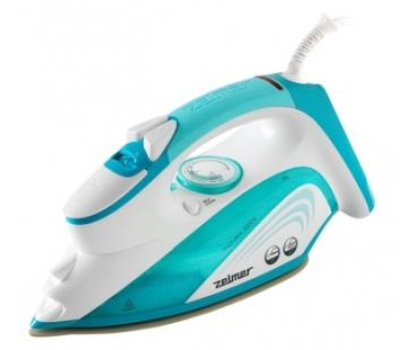 Żelazko Zelmer Żelazko Front Jetix IR1200 2000W biało-turkusowe parowe
